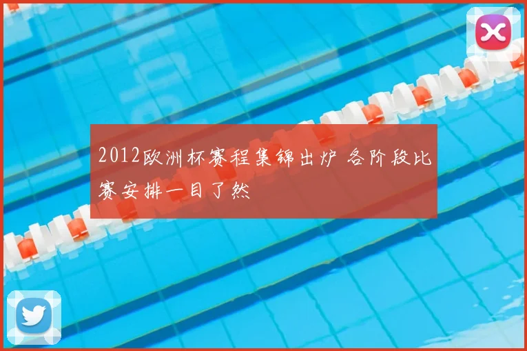 2012欧洲杯赛程集锦出炉 各阶段比赛安排一目了然